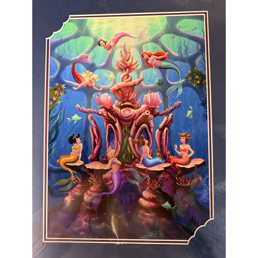Disney Parks The Little Mermaid “Daughters of Triton” Art Print by Dylan Bonner